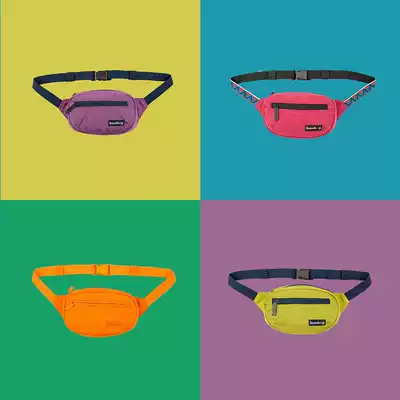 The Bumbag Co MINI retro colorful running bag SHERWOOD MINI chest bag skateboard spot Street