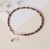 Tourmaline Garnet Anklet 3 mm Phụ kiện Tất cả 925 Bạc Oh Summer Essentials những mẫu lắc chân đẹp nhất Vòng chân
