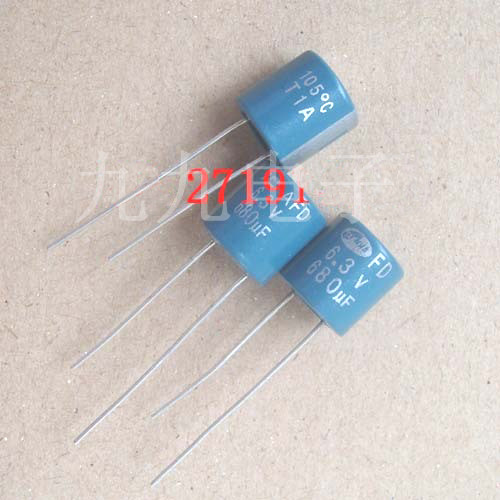 6 3V 680UF imported solid-state capacitive motherboard capacitive graphics card capacitive 234