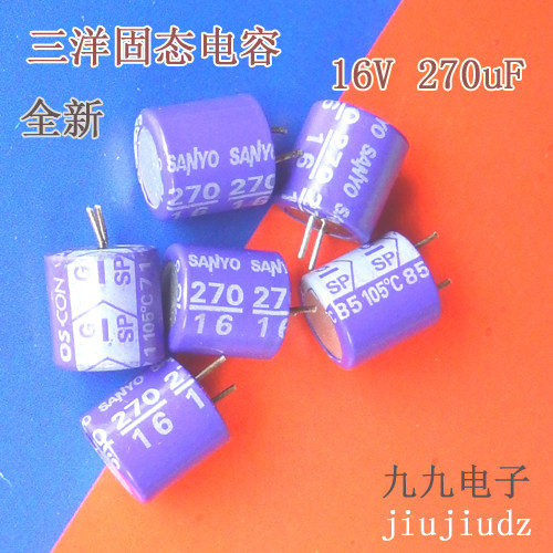 16V 270UF Sanyo Solid State Capacitance 270uf 16v 292
