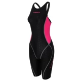 Доставка груди, Кожаная кожаная женская купальника, цветовые гонки, соединенные один -точка купальника 953