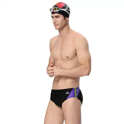 Yingfa new training swimming trunks racing design training competition durable and comfortable sexy men's swimming trunks 9706
