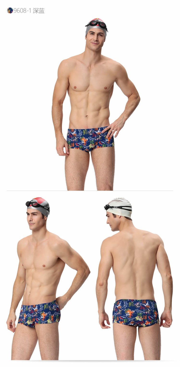 Anh tóc mới quần bơi nam chuyên nghiệp Quần bơi trẻ em đua tam giác dành cho người lớn XL 9608 quần bơi nam cao cấp