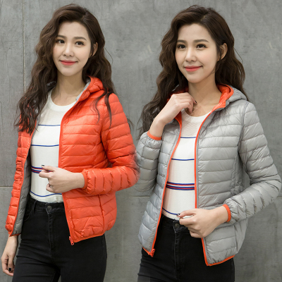 2019 mùa thu và mùa đông của phụ nữ quần áo mới của Hàn Quốc phiên bản của Edinet mui xe mỏng hai bên mặc xuống mặt đôi phụ nữ áo khoác của mặc triều áo mỏng