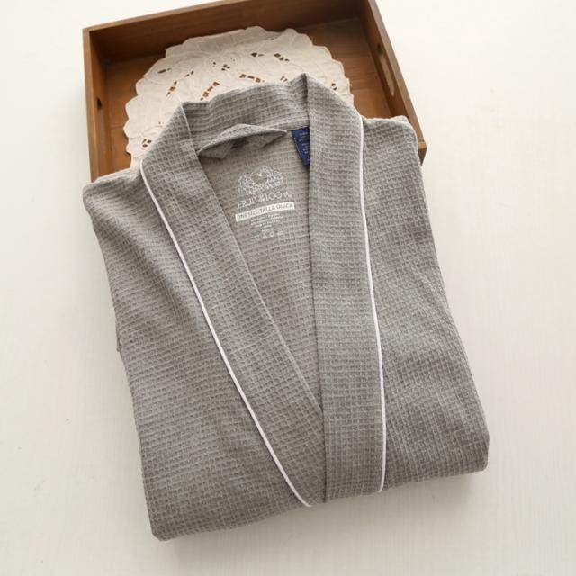 Hot selling thin models Huafg cotton lovers bathrobes men and women bath clothes up for overweight fall hotel style sleeping burqa sweaty