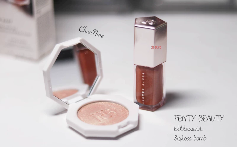 18 năm Limited FENTY BEAUTY Bomb Baby Mini Lip Glaze Lip Gloss Bộ trang điểm độ nét cao