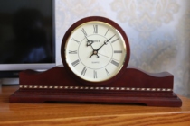 ARTEX solid wood silent timekeeping The whole point to start the music clock 3698A simple modern home