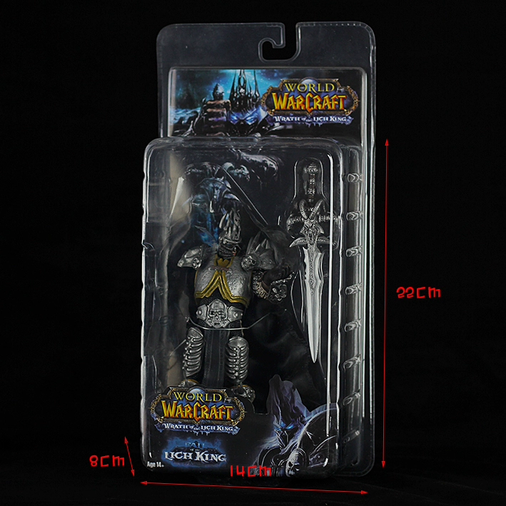 World of Warcraft hình wow Lich King hình Alsace hiệp sĩ tử thần hình nhân vật hình món quà - Capsule Đồ chơi / Búp bê / BJD / Đồ chơi binh sĩ