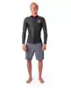 RIP CURL Surf Cold Top Zip Jacket 1 5mm Front Zip Jacket