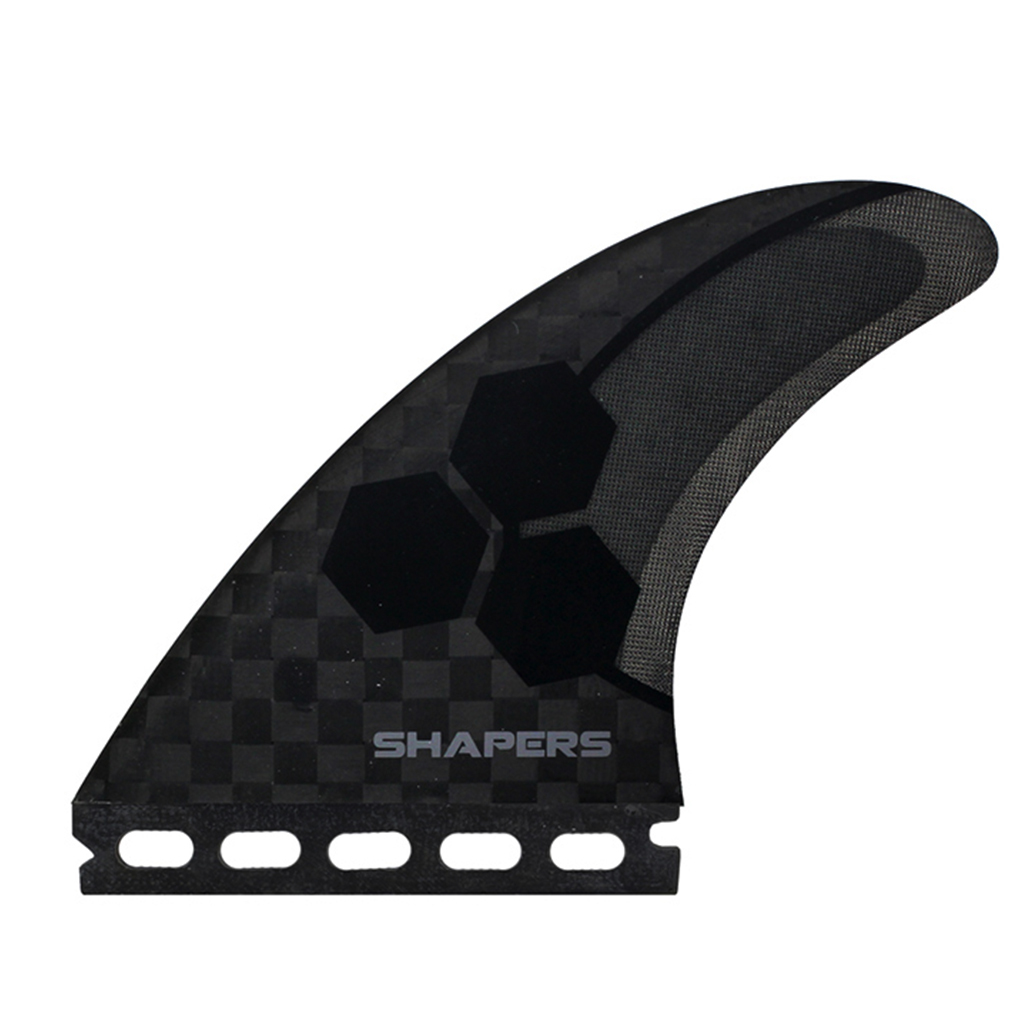 Shapers Surfboard Tail Rudder Original genuine Stealth AM Black Futures Fins