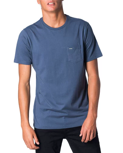 RIP Curl Conteared Cotton Fut Fut Pocket Classic Model Plain Pocket Tee Австралийский серфинг бренд