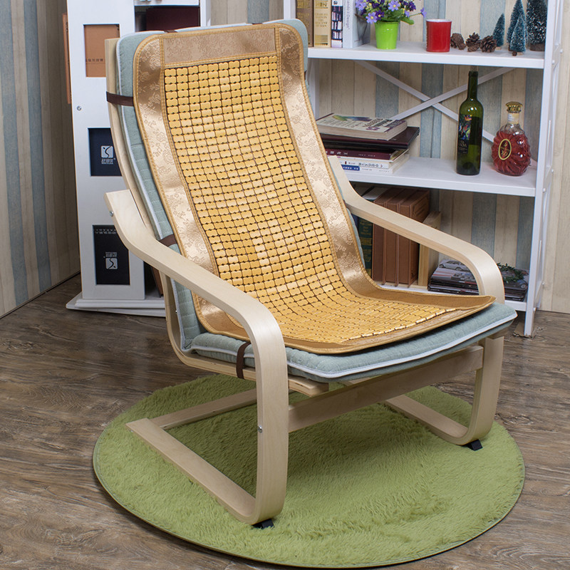 Poon rocking chair matching cool mat mahjong chair cushion armrest leisure chair summer breathable bamboo ice silk ancient rattan cool cushion cushion