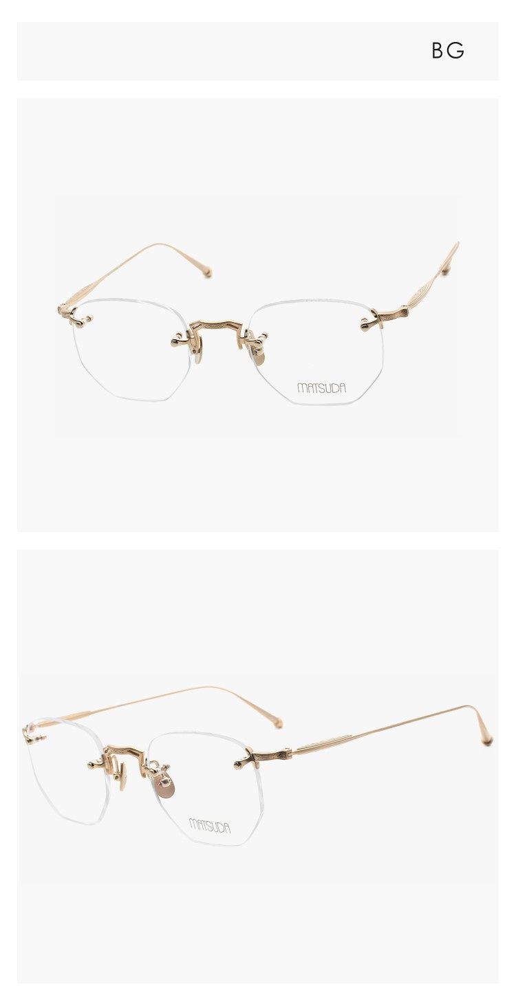 Matsuda 日本松田光弘六角無框眼鏡─M3104｜Matsuda 品牌專區