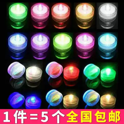 Small mini round colorful color change DIY hair Bird light fish tank grass cylinder light waterproof landscaping decoration LED lighting light