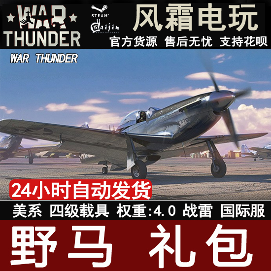 Warthunder American P51 D20 Mustang Gift Pack Frost Games