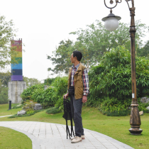 Freshore outdoor folding chair elderly leisure chair stool cane cane walking stick walking stick queuing artifact artifact