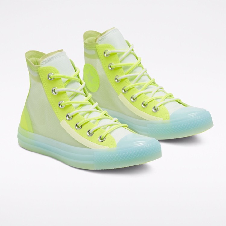 converse translucent green