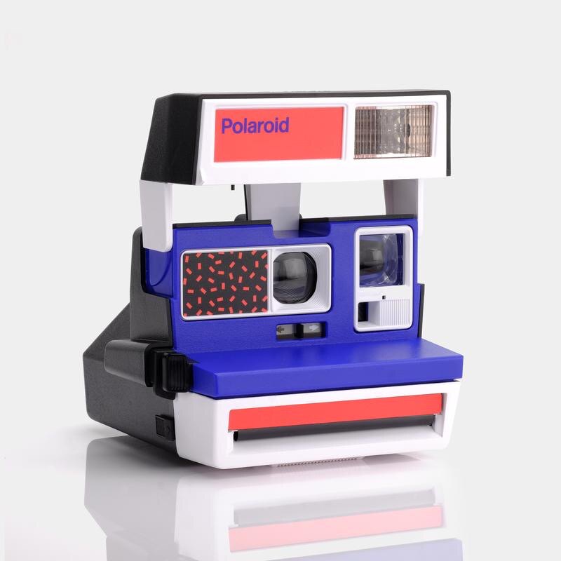 Spot polaroid Pauli comes to Memphis PLAZA 600 cameras at once imaging selfies