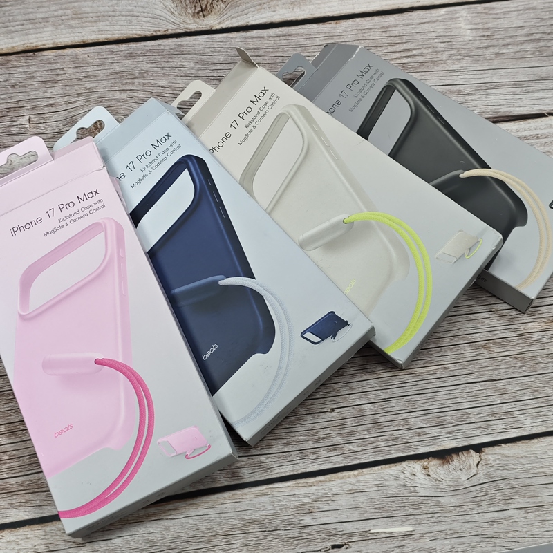 Unopened, Like New, Suitable for iPhone Air 17 Pro Max Phone Case, Beats Style, Lanyard Stand Protective Case, Supports Magsafe and Camera Control, Magnetic Case, Original Factory Product