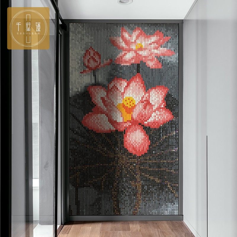 Building Material Restaurant Glass Ceramic Crystal Mosaic TV Background Wall tile wall decoration puzzle