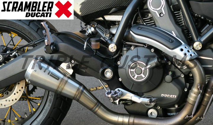 MS pro original imported pure handmade Dukadi self-tour special stainless steel silencers exhaust tail section