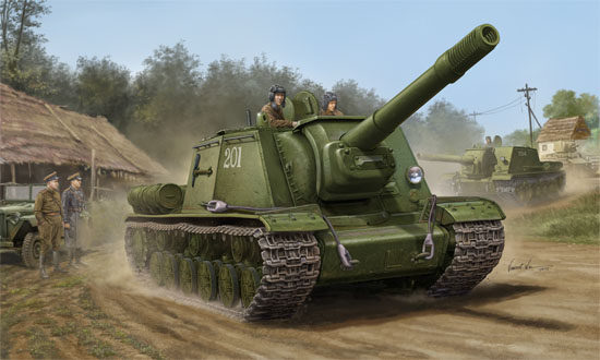 Fame Model SU 05568 Soviet SU-152 tank-Later models 6 16 commenced