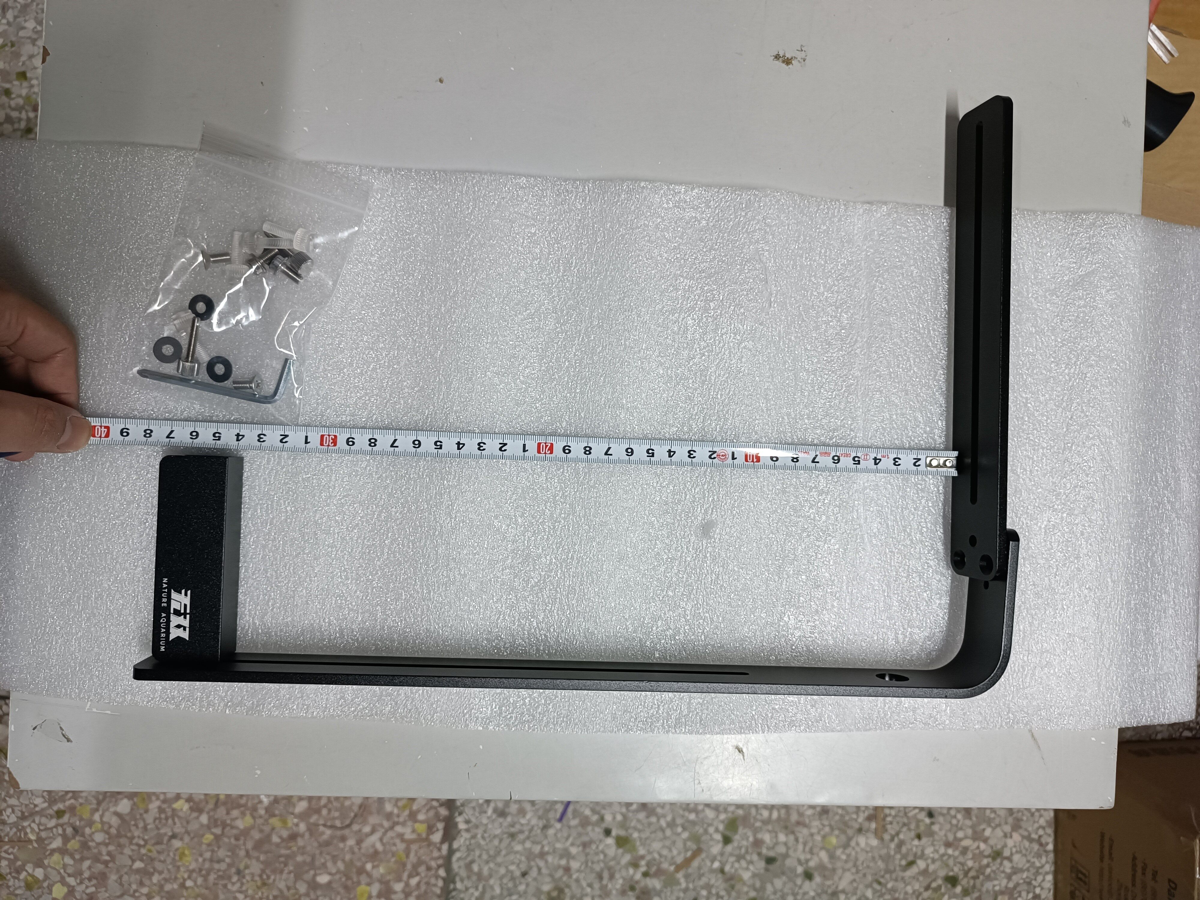 Aquatic lamp holder hanger cylinder light disc hanging L-type flat aluminium bracket Single-arm lamp frame-Taobao