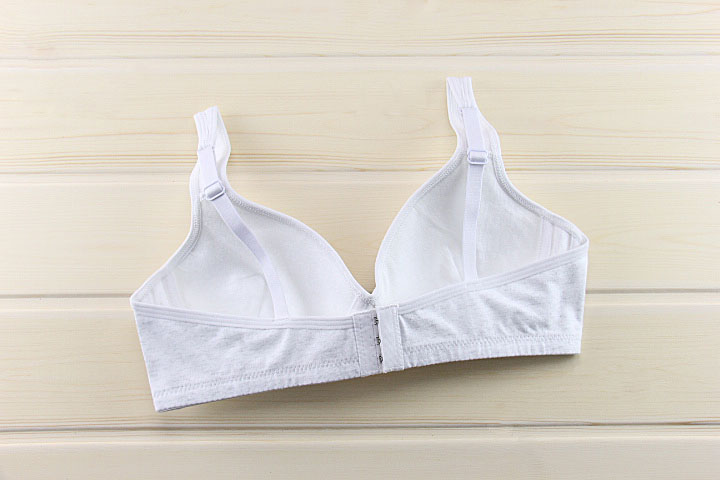 Ogilvy 320 cô gái mới cotton không có vòng thép áo lót thanh thiếu niên học sinh trung học cơ sở áo ngực quần lót nữ cotton