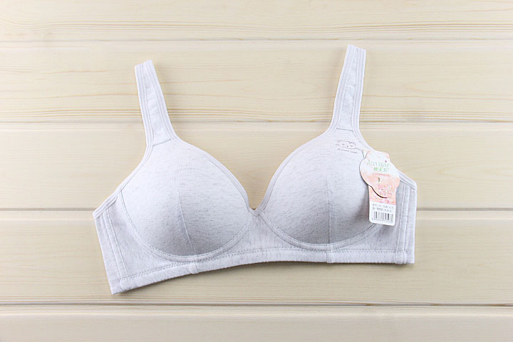 Ogilvy 320 cô gái mới cotton không có vòng thép áo lót thanh thiếu niên học sinh trung học cơ sở áo ngực quần lót nữ cotton