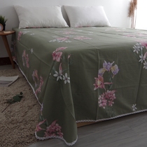 Mesiyu cotton sheets all cotton twill thick sheet single Nordic style 1 5m 1 8 meters single double sleeping single