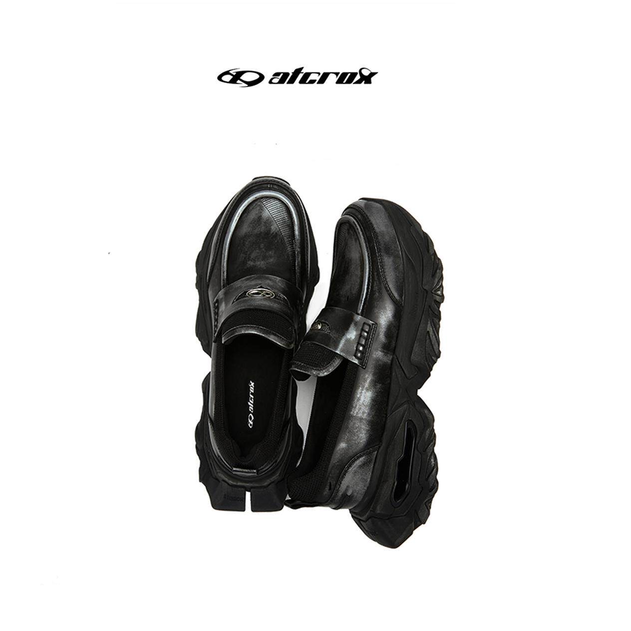 618特惠ATCROX MIX LOAFER银色牛皮运动乐福鞋：时尚与舒适并存，潮流必备单品！-乐福鞋豆豆鞋-淘宝好物网