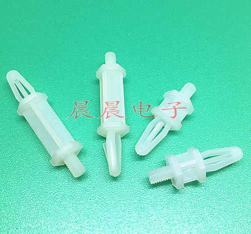 Nylon screw isolation column screw spacer column plastic screw support column nylon screw septium SCB-6 3 white