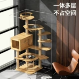 Коротко -сборочная кошачья стойка для кошачья кошачья кошачья кошачье дерево интегрированная платформа Mankang Коротколога с коротки