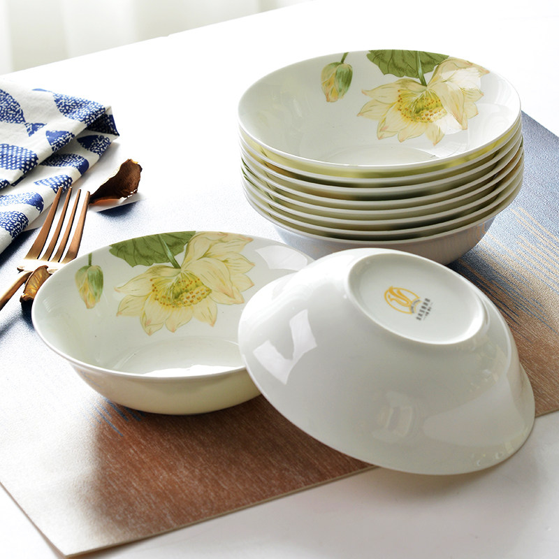 Bone China 5 5 Inch Bucket Hat Bowl Exposure Rice Bowl Dining Room Hotel Microwave Ceramic Bowl Commercial Daily Bucket Bowl