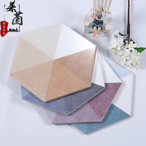 Modern simple features gradient hexagonal tiles toilet balcony aisle kitchen wall floor tiles small tiles