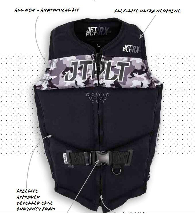 American Jetpilot Thick Camouflage Life Jacket m L XL