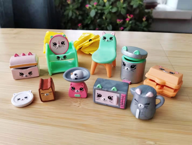18#Clearance lovely spirit doll Pets furniture scene Ornaments Play the family Toys buy Five give One