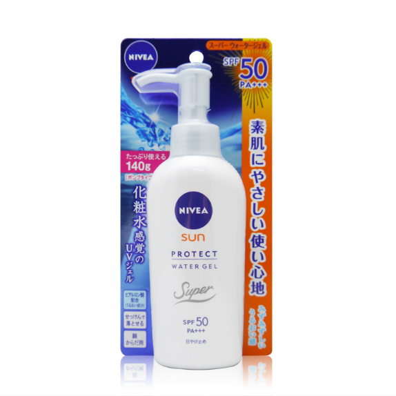17年新包装！日本NIVEA/妮维雅 水漾清爽水感防晒凝露SPF50/140g