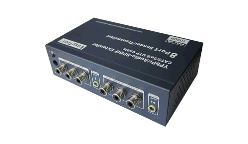 Haotai 8 Road YPBPR extender YPbPr-Audio SPDIF extender 8-way chromatic aberration component extender