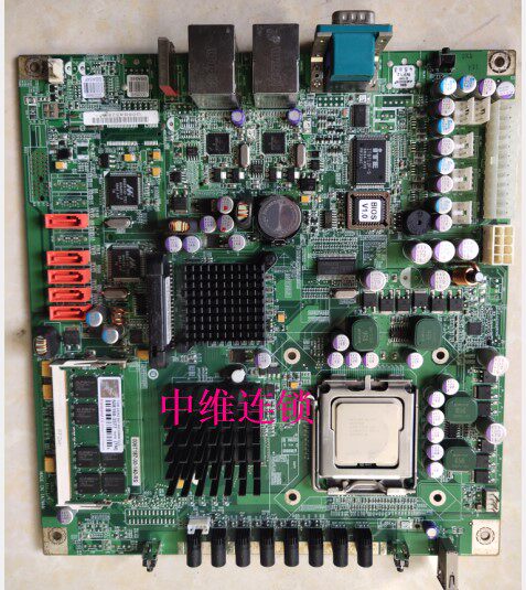 Original disassembly machine 006T187-00-140-RS industrial motherboard Q08BA52587 dual network card Shanghai spot