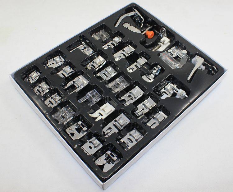 Household multifunctional electric sewing machine universal presser foot 32 packs