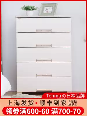 Tianma Co, Ltd Storage cabinet drawer type plastic simple multi-layer children's wardrobe finishing storage box Chest of drawers