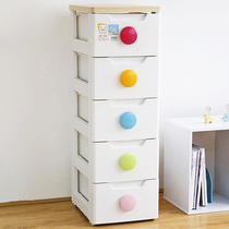Japan Alice IRIS plastic childrens baby toys slit drawer type storage cabinet narrow cabinet Alice