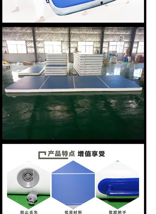 Bơm hơi Taekwondo đệm khí lật mat đào tạo võ thuật đặc biệt backflip nhập khẩu chải kỹ Taekwondo - Taekwondo / Võ thuật / Chiến đấu bán bao cát tập võ