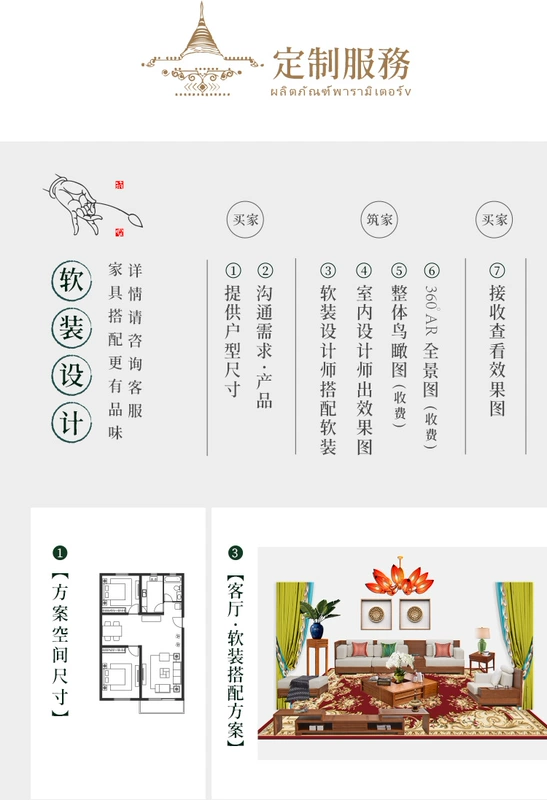 Các kiểu Trung Quốc mới bàn cà phê tòa nhà vuông gỗ nhà phòng khách đồ gỗ nội thất tối giản theo phong cách châu Á trầu màu Đông Nam - Bàn trà