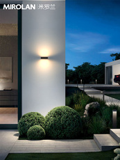 Стены стиральная света 洗墙灯太阳能户外壁灯防水现代庭院壁灯外墙壁灯别墅柱子壁灯射灯