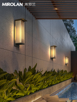 Outdoor wall light waterproof solar villa exterior wall light courtyard wall decoration modern outdoor wall light patio wall light