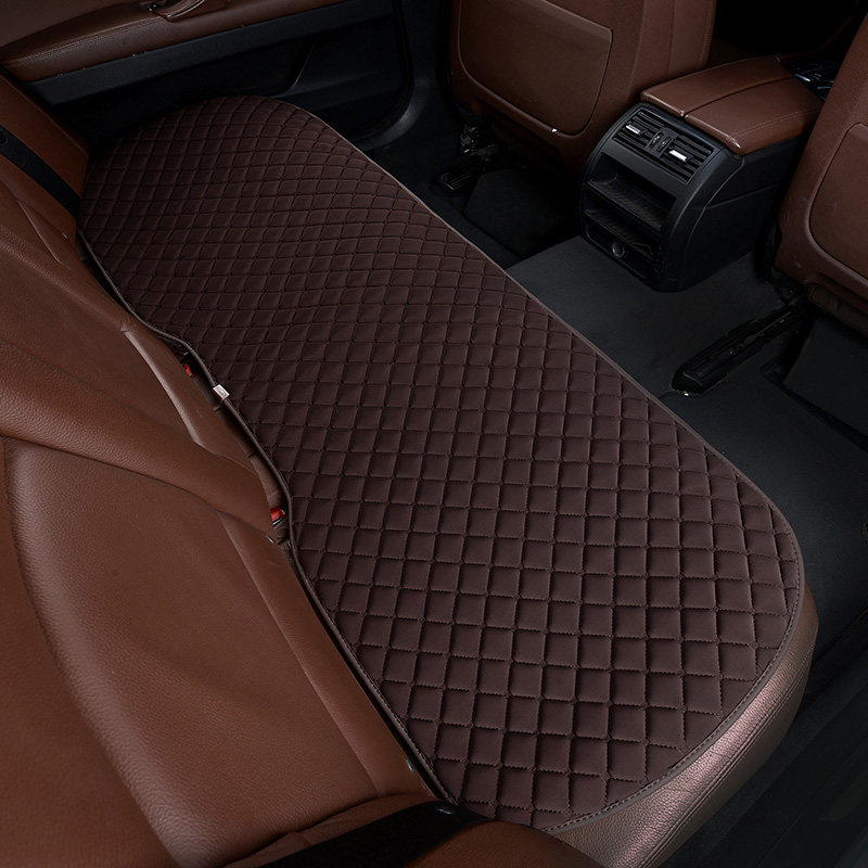 Latex Cushion Car Cushion Three Sets No Backrest Rear rear sheet Breathable Four Seasons Universal Strip Rear Seat Cushion Tiling