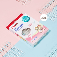 Тридцать пирамид прилипают к тонкому валу.