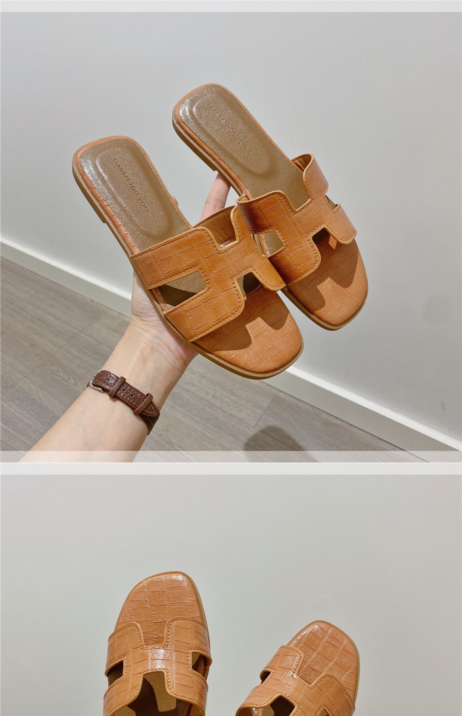 Fee Stijl Slippers Vrouwen Zomer Dragen 2023 Zomer Nieuwe Koreaanse Versie Van Slippers Platte All-Match Strand Schoenen sandalen Vrouwen_voghion.com